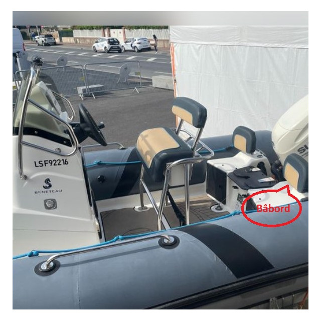 Purchase Port Side Rear Backrest Cushion Zodiac Pro Open 550