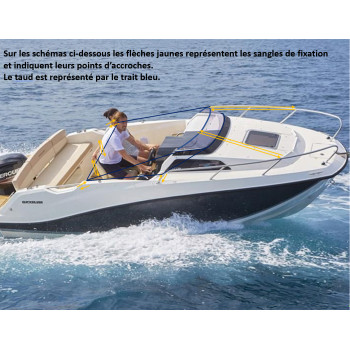 Purchase Console cover with seats Quicksilver Activ 555 Cabin