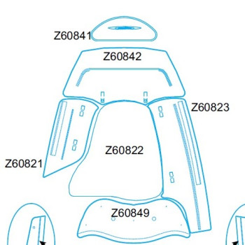 Purchase Front storage bin cushion for Zodiac Medline III