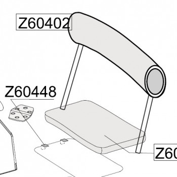 Purchase Pilot seat backrest cushion Bombard Explorer 640