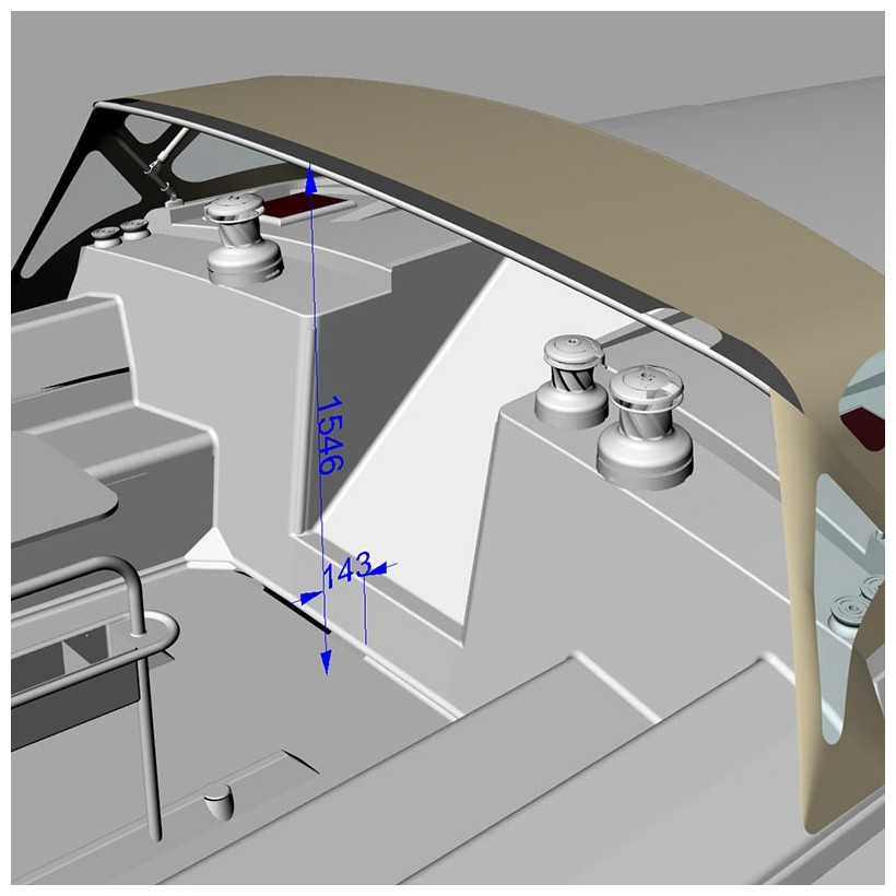 Purchase Spray Hood Bénéteau Idylle 8.80